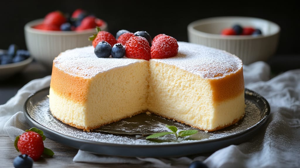 Receta de tarta de queso japonesa