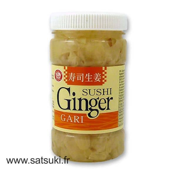 White ginger for sushi in 200g jar