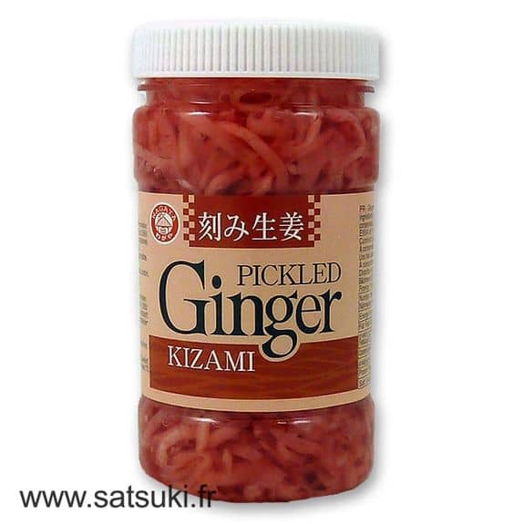 Grated pickled ginger in a 200g jar