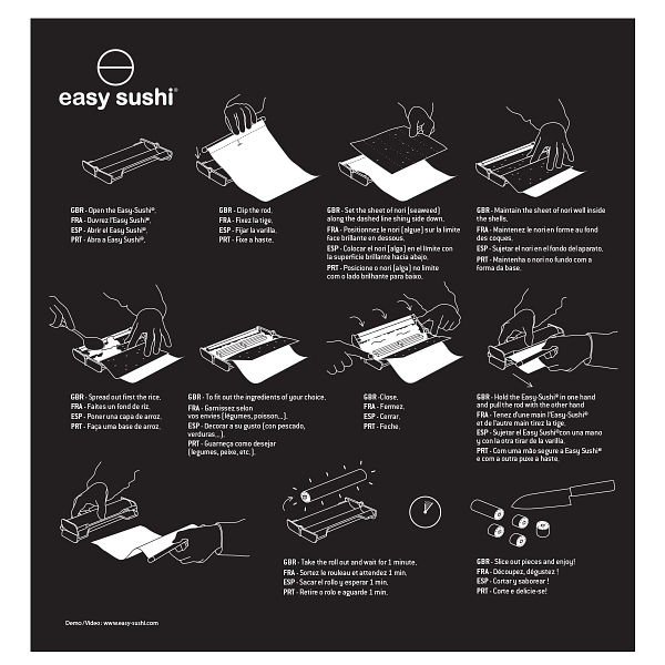 user manual easy sushi 2.5 black