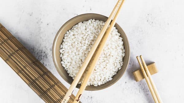 When to add sushi rice vinegar?