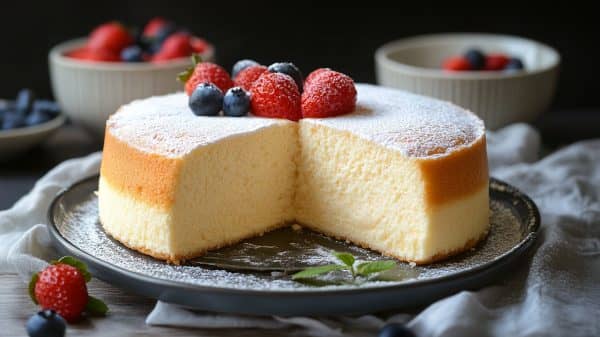 Receta de tarta de queso japonesa